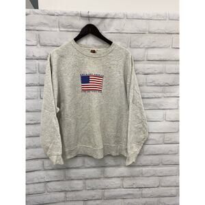 Fruit Of The Loom Preshrunk Heavy "Cotton God Bless America" Large